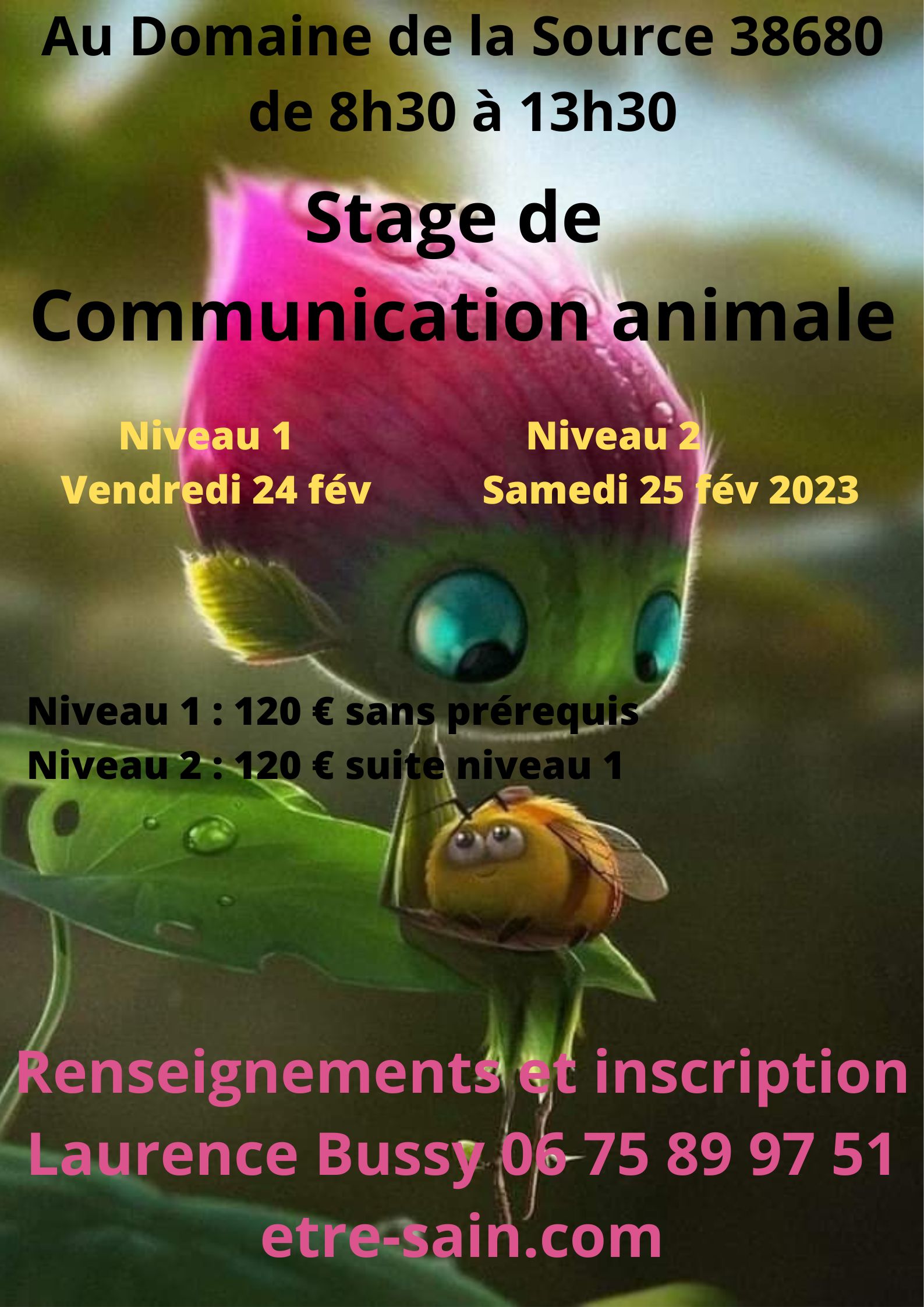 Stage communication animale février 2023